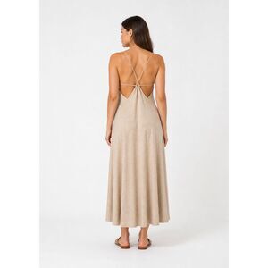 New Free People Eros Maxi Dress Stylish Beige XS